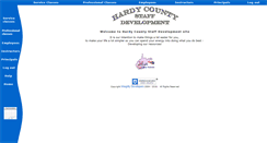 Desktop Screenshot of hardycountypd.com